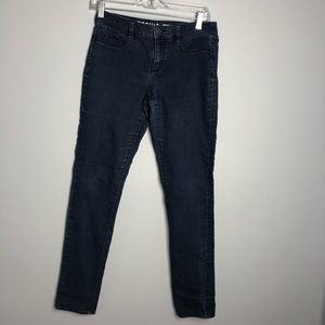 DKNY used dark indigo denim ankle length leggings